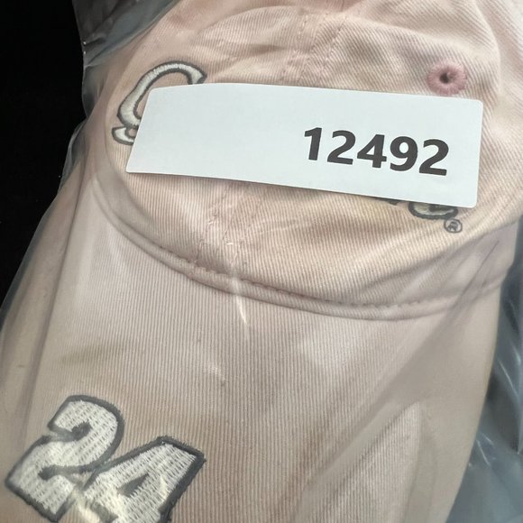 Jeff Gordon 24 NASCAR Womens Nice Distressed Chase Tag Pink Adjustable - Picture 8 of 8